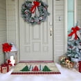 thumbnail image 6 of Christmas Doormat Outdoor Entrance Non-Slip Christmas Front Door Mat Xmas Decorative Washable Winter Holiday Welcome Doormat 17"x30" Merry Christmas Decor for Indoor Outdoor, 6 of 6