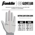 thumbnail image 5 of Franklin Sports MLB CFX Pro Chrome Batting Gloves, White, Youth Large, 5 of 7
