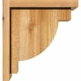 thumbnail image 3 of 8"W x 12"D x 12"H Alpine Rough Sawn Corbel w/Backplate, Western Red Cedar, 3 of 9