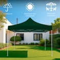 thumbnail image 3 of Ilios Innova | Toldo Plegable Verde 2x2 Carpa para Exteriores Resistente al Clima, Impermeable, Estructura de Hierro y Tela Oxford 600D., 3 of 9