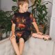 thumbnail image 4 of Balery Butterfly Sitting on a Flower Conjunto de Pijama Infantil de Manga Corta con Estampado – Ropa de Dormir de Algodón Suave-3X-Large, 4 of 6