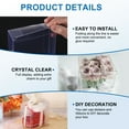 thumbnail image 3 of Uxcell 10 Pcs Clear Gift Box,1.9"x1.6"x3.7" Plastic Packing Box for Candy Cookies, 3 of 6