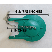 Lowe's AquaSource 3 inch Flapper for 1.28 GPF Toilets by NuFlush, Fit For 98923, 312795, 352027, 395280 & 12293