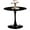 Black, variant on Black Round Dining Table, Small Circle Dining Table for 2 Person, Modern 27.5" Tulip Table Kitchen Dinner Coffee Small Social Tables for Dining Room, Living Room, Restaurant, Cafe