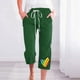 thumbnail image 3 of Pantalones de Mujer Casual Cintura Elástica con Impresión de Pascua, Sueltos Pantalones de Pierna Ancha Recta para Toda la Temporada, 3 of 3