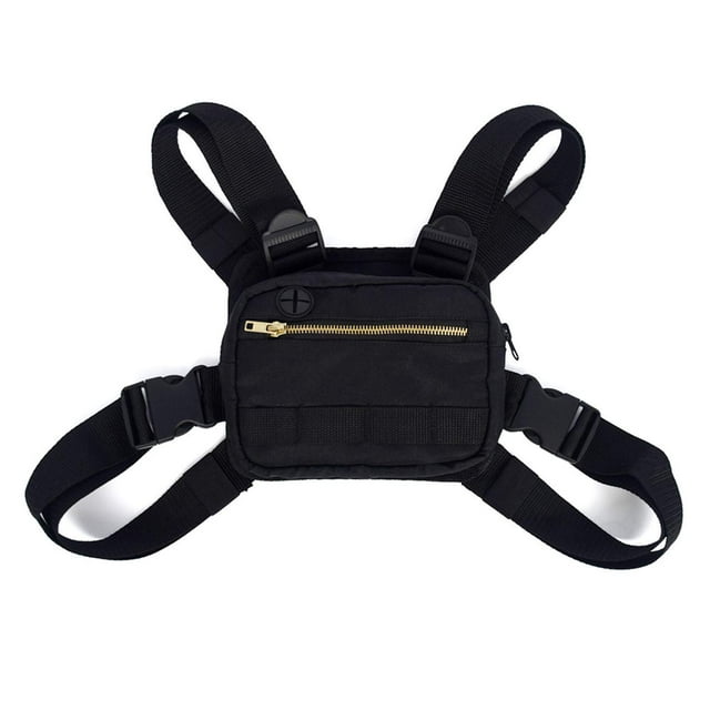 Bolsa de pecho táctica, bolsa de equipo de pecho de utilidad ajustable, bolsa de aparejo de pecho, chaleco diario ligero, bolsa de hombro