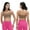 Brown, variant on Women Strap Sport Bras, Padded Fitness Tank Tops with Removable Pads Flat Straps for Gym Workout Yoga