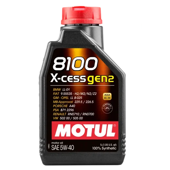 Motul 8100 X-CESS Gen2 5W-40 1L US