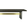 thumbnail image 2 of Cid Coe 71 Inch Modern Dining Bench, Wood Seat, Concrete Base, Gray- Saltoro Sherpi, 2 of 6