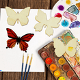 thumbnail image 4 of 80PCS Wooden Butterfly Blank Wood Slices Kids Painting Crafts Wedding Easter Home Decorations Butterfly DIY Gift, 4 of 10