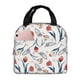 thumbnail image 1 of Easygdp Tulips Flowers Bolsa Térmica Premium - Tela Oxford Impermeable, Gran Capacidad, Bolsillo Frontal, Unisex para Trabajo, Escuela, Actividades al Aire Libre y Picnics, 1 of 7