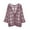 Purple, variant on Hpapadks Women Cardigan Crochet Lace Hollowed Out V Neck 3/4 Sleeve Tie Front Solid Open Front Shirt Shrugs for Women Dresses