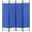 Blue, variant on YRLLENSDAN 4 Panel Room Divider 6FT Steel Frame Screen Folding Privacy Divider Freestanding Partition for Home Office Bedroom, Black