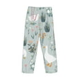 thumbnail image 6 of Balery Goose and Doodle Flowers print Men's Pajama Pants,Ultra Lightweight Pjs,Lounge Pant-X-Large, 6 of 9