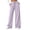 Light Purple #276, variant on Women's Wide Leg Pants High Waisted Drawstring Elastic Waist Loose Fit Solid Color Palazzo Lounge Trousers with Pockets