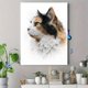 thumbnail image 4 of Qisvanset Fluffy Cat Portrait Canvas Print 12x16 Inch Entryway Decor, 4 of 8