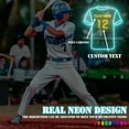 thumbnail image 5 of UPONRAY Jersey Custom Neon Signs, Usb Powered with Adjustable Brightness Wall Decor for Gifts, Cool White + Ice Blue, 5 of 7