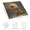 thumbnail image 3 of Nawy A Majestic Lion Majestic and Domineering Imposing and Imposing Polyester Gift Dinner Napkin for Dining Table Kitchen Daily Party Housewarming Farmhouse Decor 2 PCS, 3 of 7
