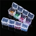 thumbnail image 2 of Cateissary Caja de bordado de diamantes caja de almacenamiento ajustable organizador DIY artesanía pintura accesorios de diamantes herramientas de belleza Almacenamiento y organización del hogar, 2 of 6