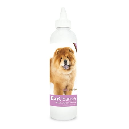 Healthy Breeds Dog Ear Cleanse With Aloe Vera For Chow Chow Sweat Pea And Vanilla 8 Oz