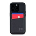 thumbnail image 5 of Dockem iPhone 14 Pro Liquid Silicone Card Case with Built-in Metal Plate for Magnetic Mounting, Stitched-on Wallet with 2 Credit Card Holders (Black, M2L), 5 of 10