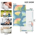thumbnail image 4 of Ryvnso Ginkgo Biloba Leaves Cotton Hand Towels Sets Face Towel 2 PCs Bathroom Decorative, 4 of 7