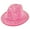 Fuchsia, variant on Top Headwear Fashion Bling Rhinestone Studded Wide Brim Womens  Fedora Panama Hat - Fuchsia