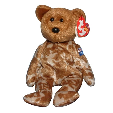 Ty Beanie Baby: Hero the Bear - Australia | Stuffed Animal | MWMT price history on PriceWatchPro