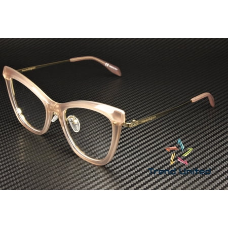 ALEXANDER MCQUEEN AM0265O 003 Cat Eye Nude Light Demo Lens 52 Women's Eyeglasses