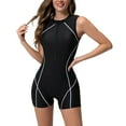 GYUJNB Womens One Piece Sleeveless Swimsuit Rash Guard Bathing Suit