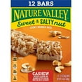 thumbnail image 2 of Nature Valley Granola Bars, Sweet And Salty Nut, Cashew, 1.2 Oz, 12 Ct, 2 of 3