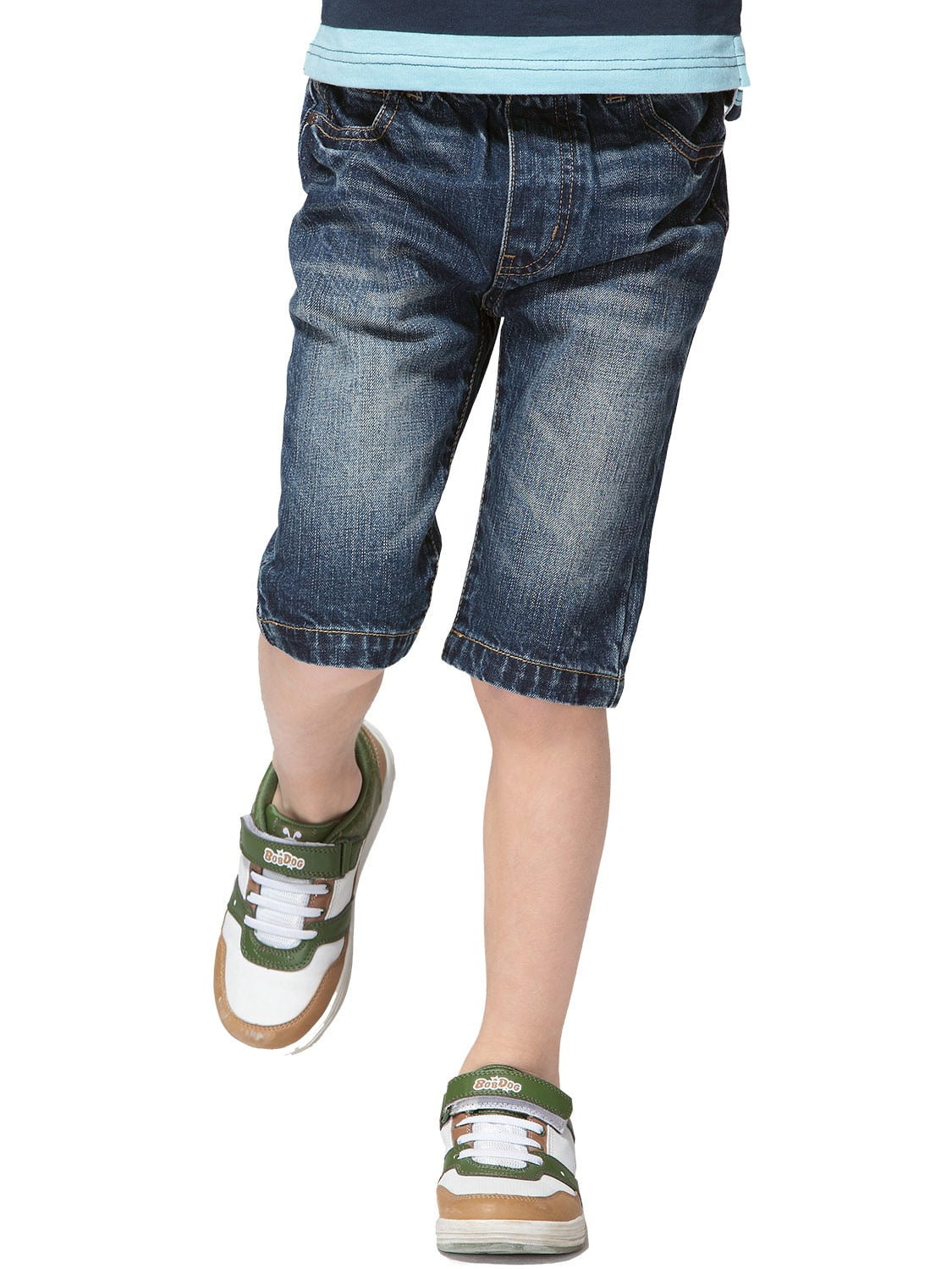 kids elastic waist jeans