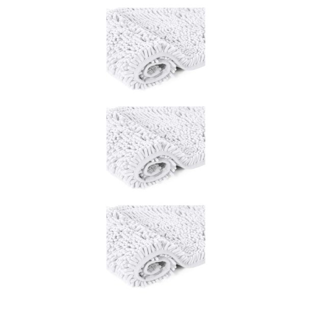 Billuyoard Alfombrilla de secado rápido con absorción de agua excepcional Baño de chenilla de fibra artesanal exquisita Blanco 17 * 24 pulgadas Type1 NO1