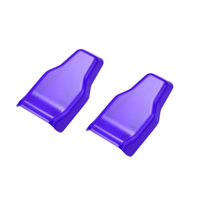 2uds Izquierda Derecha Lado ABS Coche Trasera Puerta Ventana Bisagra Recorte Cubierta Azul Unique Bargains ventanas automotrices