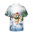 thumbnail image 2 of Hello Winter Shiba Inu Frosty Morning Walk Welcome Snowy Christmas Hawaiian Shirt Breathable Summer Unisex Merch Shibas Dog Lovers Gifts Idea - 02018, 2 of 6