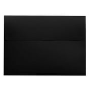 Darling Souvenir A1 Black High Quality Invitation Envelopes (3 5/8 x 5 1/8) Straight-Flap 80 LBS Self-Adhesive Perfect for Weddings, Birthday, Baby Shower,Bridal Shower -Packs & Colors Available