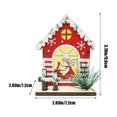 thumbnail image 3 of Xihbxyly La Mejor Oferta Manuscritos de Madera, Navidad, Madera, Casita, Cabaña, Adorno, Navideñas Decorativas, 3 of 6
