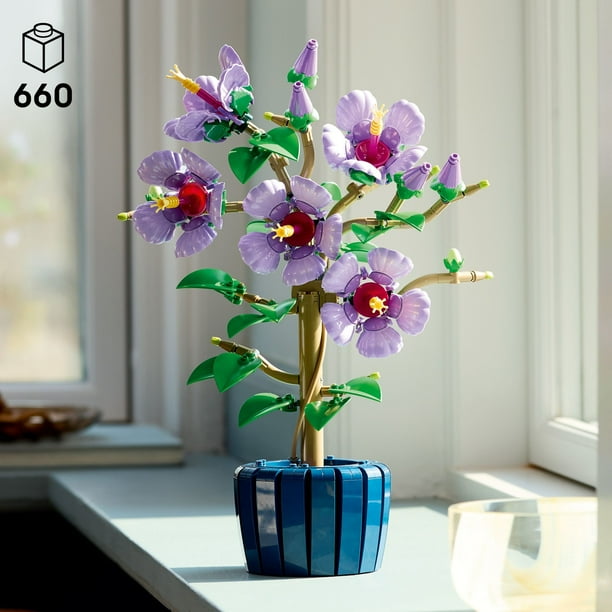LEGO Botanicals Hibiscus Flower Building Set - Artificial Plant