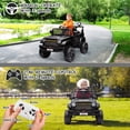 thumbnail image 4 of GloryStar 12V Kids Ride On Car, Electric 4-Wheel Truck for Toddlers with Remote Control, Battery Display, LED Lights, Music, and Spring Suspension for Smooth Rides, 4 of 7