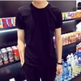 thumbnail image 6 of Men Cotton T-Shirt Loose Oversize Tshirt Casual Breathable Short Sleeve, 6 of 8