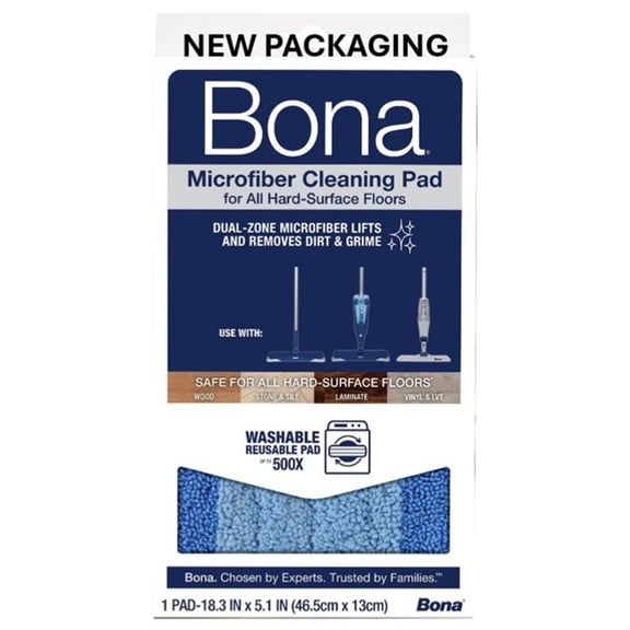 Bona Reusable Microfiber Cleaning Pad, 1ct