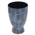 thumbnail image 4 of Face Planter Pot, Corrosion Resistant Wrought Iron Face Planter Pot  For Home, 4 of 8