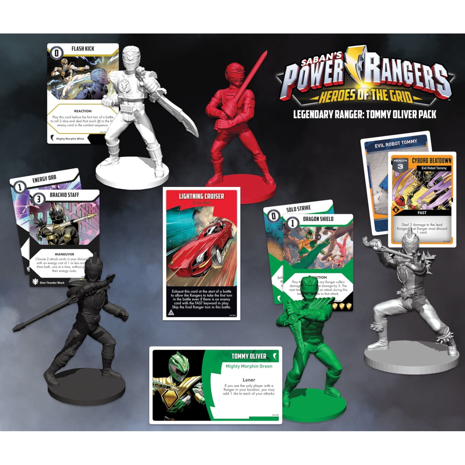 ボードゲーム 英語 アメリカ RGS2052 Power Rangers: Heroes of The Grid: Legendary Ranger:  Tommy Oliv 新素材新作
