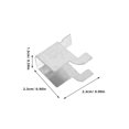 thumbnail image 2 of Hytrove 20Ud Clips Para Estantes De Resistentes Para Gabinetes De Cocina Color Plata Instalación Fácil, 2 of 8