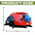 thumbnail image 5 of ICERUN 2Pcs Garden Statues,Resin Red Ladybug Flowerpot Sculpture Yard Decor,Fun Planting Outdoor Decorations for Yard,Style1, 5 of 7