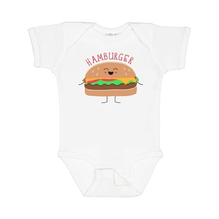 

Inktastic Cute Kawaii Hamburger Gift Baby Boy or Baby Girl Bodysuit