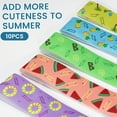 thumbnail image 4 of Towel Bands 10-Pack, No Snapping Windproof Towel Straps, Rubber Towel Band Chair Clips, Towel Holder for Lounge Beach, Pool& Cruise Ship Chairs, 4 of 7