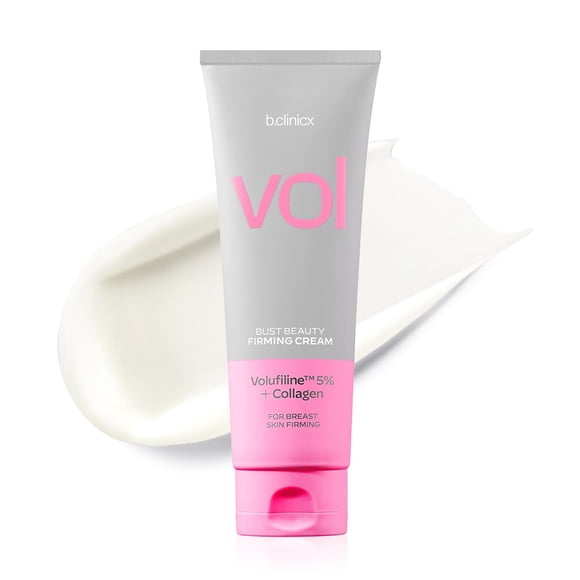 b.clinicx Beauty Firming Cream (5.07 fl oz / 150ml) - Loción reafirmante y reafirmante para la piel Loción corporal reafirmante Crema elevadora para el cuerpo con volufilina 5% y colágeno Cuidado de l
