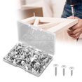 thumbnail image 6 of TIERPOP Pack of 120 Practical White Pan Cabinet Screws Fast Tapping Trusses Head Accessory for Woodwork and Wall Plates, 6 of 8