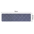thumbnail image 6 of harmtty Stair Mat Self-adhesive Washable Non-slip Leaf Embossed Stair Step Floor Mat for Home,C Coffee, 6 of 8